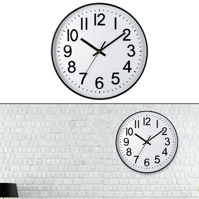 Elegante 30cm leise Wanduhr nicht tickend für Home Office Küche Schlafzimmer