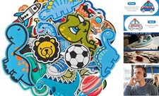 Iron on Patches for Boys, Assorted Embroidered Iron on/Sew on 30pcs Boy