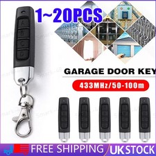Electric Cloning Remote Control Key Fob 433 MHz For Gate Garage Door Openers UK