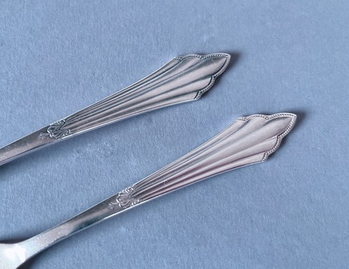 WMF compartimentos patrón de compartimentos * 2 tenedores para pasteles * plata 90 / plateado 14,8 cm - Imagen 2 de 3