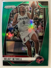 2024 Panini Prizm WNBA #64 Kelsey Mitchell Green Prizm Indiana Fever
