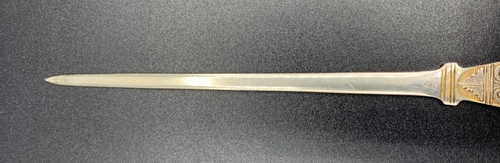 Art Deco German Advertising Letter Opener SMF SOLIBGEN Bank for Housing Munich - Picture 9 of 9