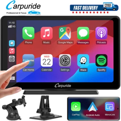 Carpuride C3 7 pouces autoradio Ips écran tactile radio sans fil Apple Carplay - Photo 1/4