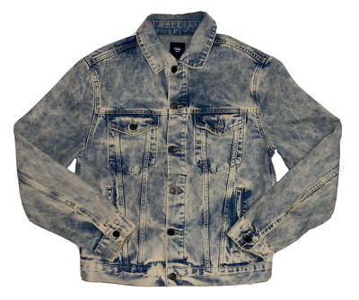 Gap acid washed denim jean jacket MENS Medium YZY Vintage Retro