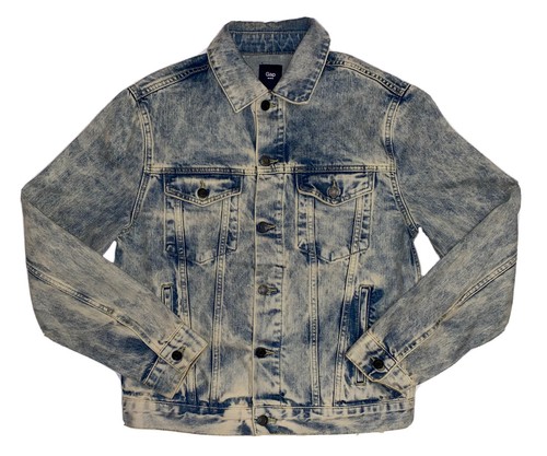 Gap acid washed denim jean jacket MENS 