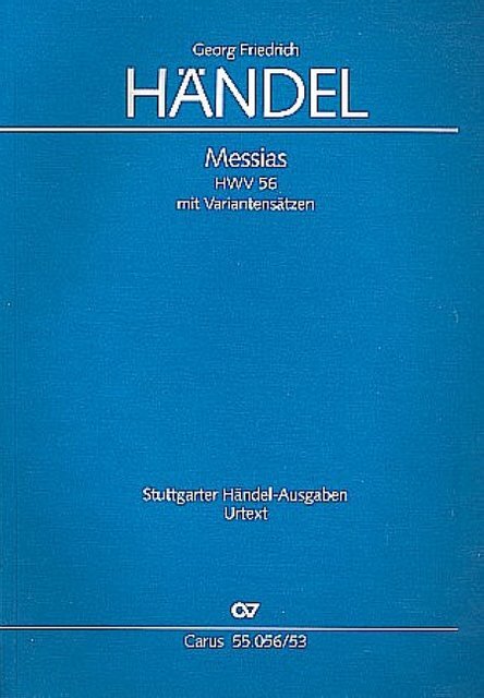 Thumbnail - Messiah (klavierauszug Deutsch) Georg Friedrich Händel
