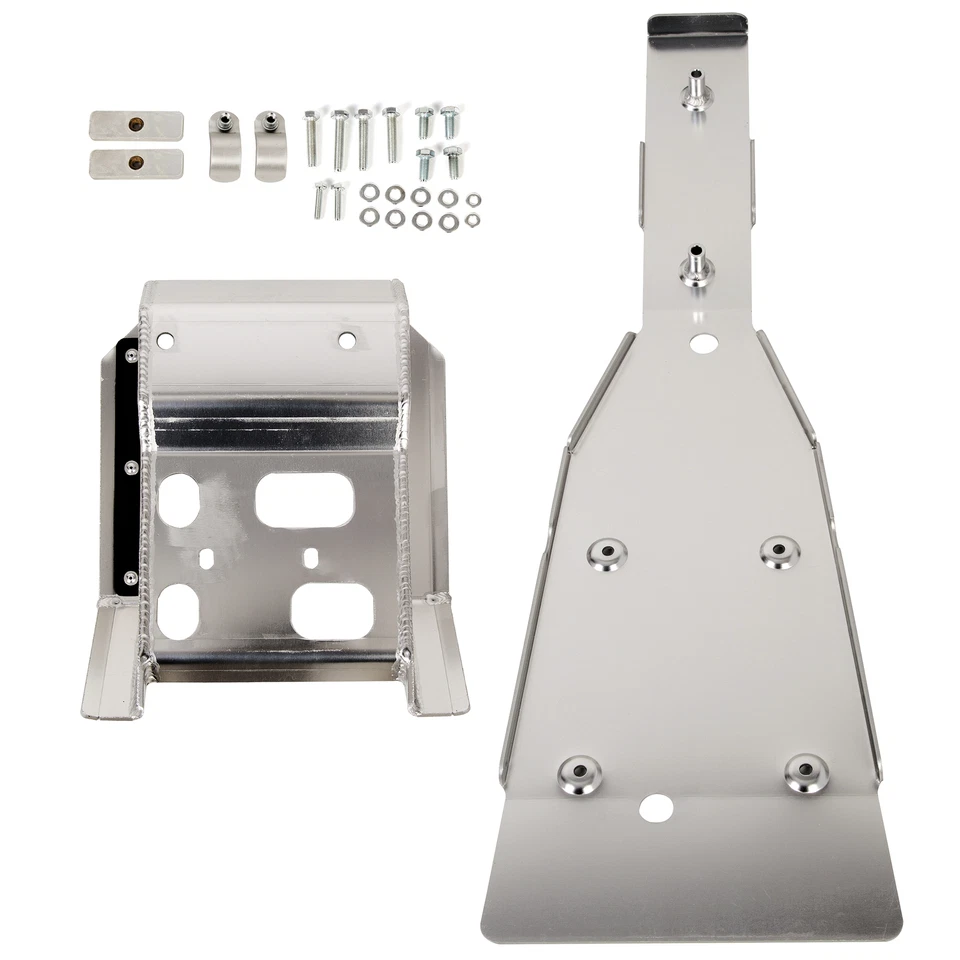 Full Chassis Glide & Swing Arm Skid Plate Guard Combo For KAWASAKI KFX400 DVX400 - Image 2 of 4