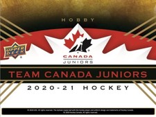 20-21/ 21-22/ 22-23/ 23-24 Upper Deck Team Canada Juniors U-Pick Base/ Parallels