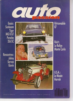 AUTO PASSION 5 SUNBEAM TIGER 260 MGB GT PORSCHE 356 SC BMW 507 MATRA 660 & 670