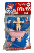 Vintage Alden Industries My Dolly's Doll and Carriage Set