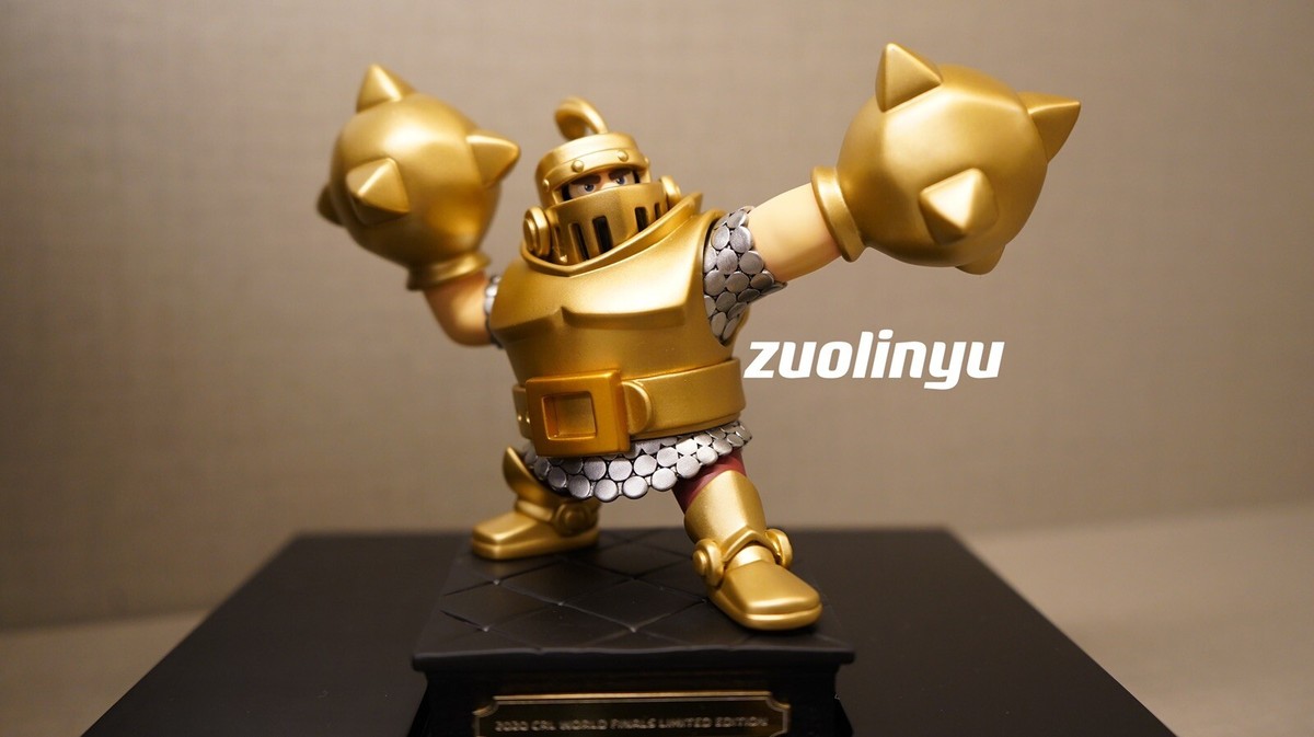 Supercell 2020 CRL Clash Royale Golden Mega Knight Figure Limited