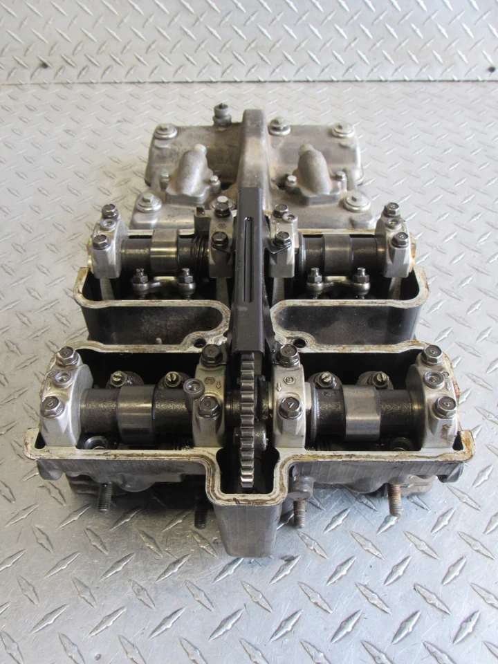 1987 87 KAWASAKI EN450 EN 450 454 LTD ENGINE CYLINDER HEAD & COVER - Image 3 of 4