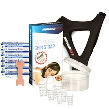 Best Anti Snoring CPAP Chin Strap Nose Vents Nasal Snore Strips Sleep NUMBERNYC