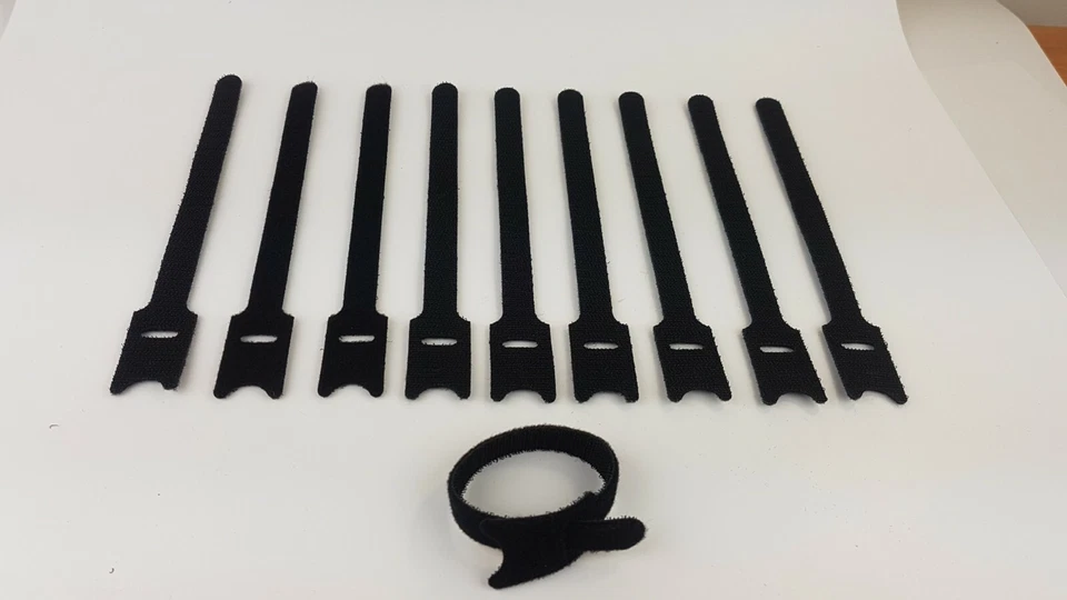 Bandas de caña de pescar 10 correas sujetadores para cañas inventadas ajustables reutilizables Foto 4 de 4