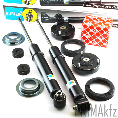 2x BILSTEIN B4 Seriensatz Stoßdämpfer hinten + FEBI Domlager für BMW 7er E38 