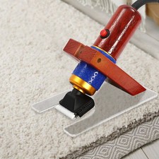 Electric Carpet Trimmer w Shearing Guide Carpet Shears Low Vibration Rug Trimmer
