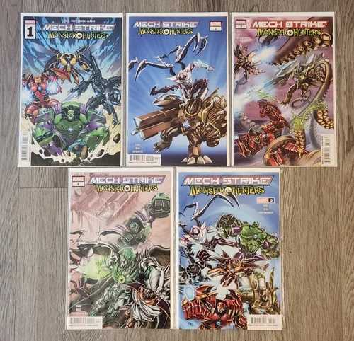 MECH STRIKE: MONSTER HUNTERS #1-5 Complete (Marvel Comics 2022) Christos Gage NM