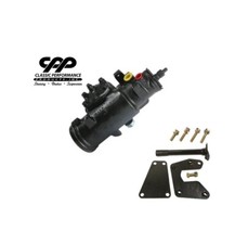 63 63 64 65 66 Chevy GMC Truck Power Steering Conversion Box Brackets + Shaft