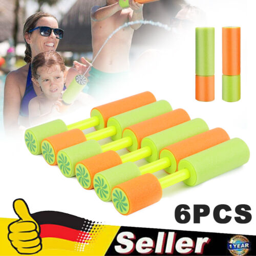 6X Poolkanone Wasserspritze Wasserpistole Wasser Pool Kanone Spielzeug Kinder DE - Bild 2 von 24