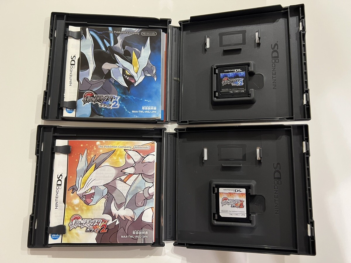 Pokemon Black 2 White 2 set Nintendo DS Japanese ver NDS Tested