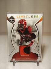 2018 Panini Limited Limitless Materials John Ross III Gold 42/50 SSP Bengals