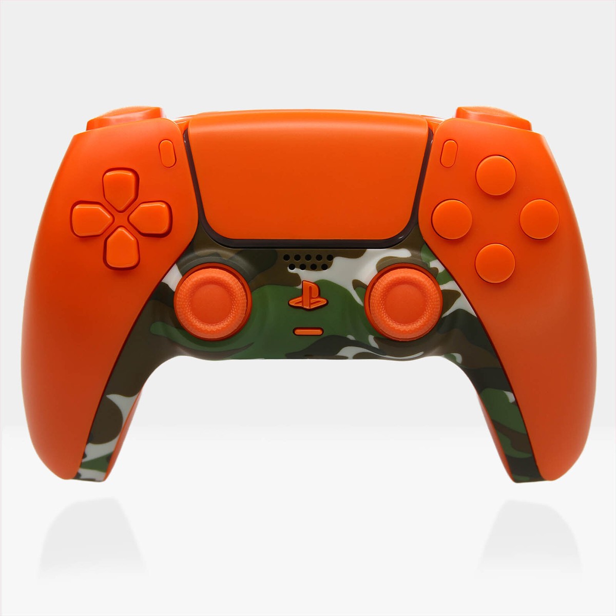 Orange Camo PS5 Controller Killscreen Custom Camouflage Clicky Esports  DualSense
