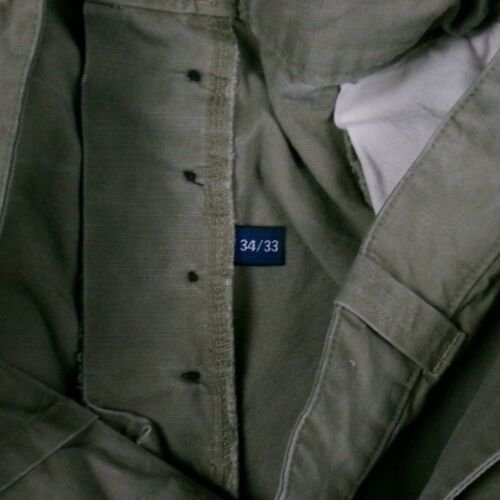 vtg POLO Ralph Lauren Cotton Duck Canvas Double Knee Workwear Utility Pant 34x33 - Picture 6 of 15