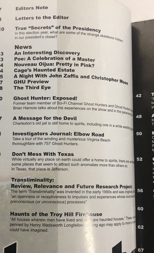 Witches Scary Places Haunted Houses Times Occult History Lot 4 Magazine Ghosts - Picture 6 of 11