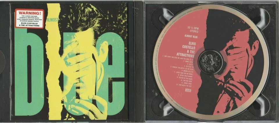 ELVIS COSTELLO & THE ATTRACTIONS - Almost Blue - NM 2007 Hip-O Remastered CD - Imagem 2 de 2