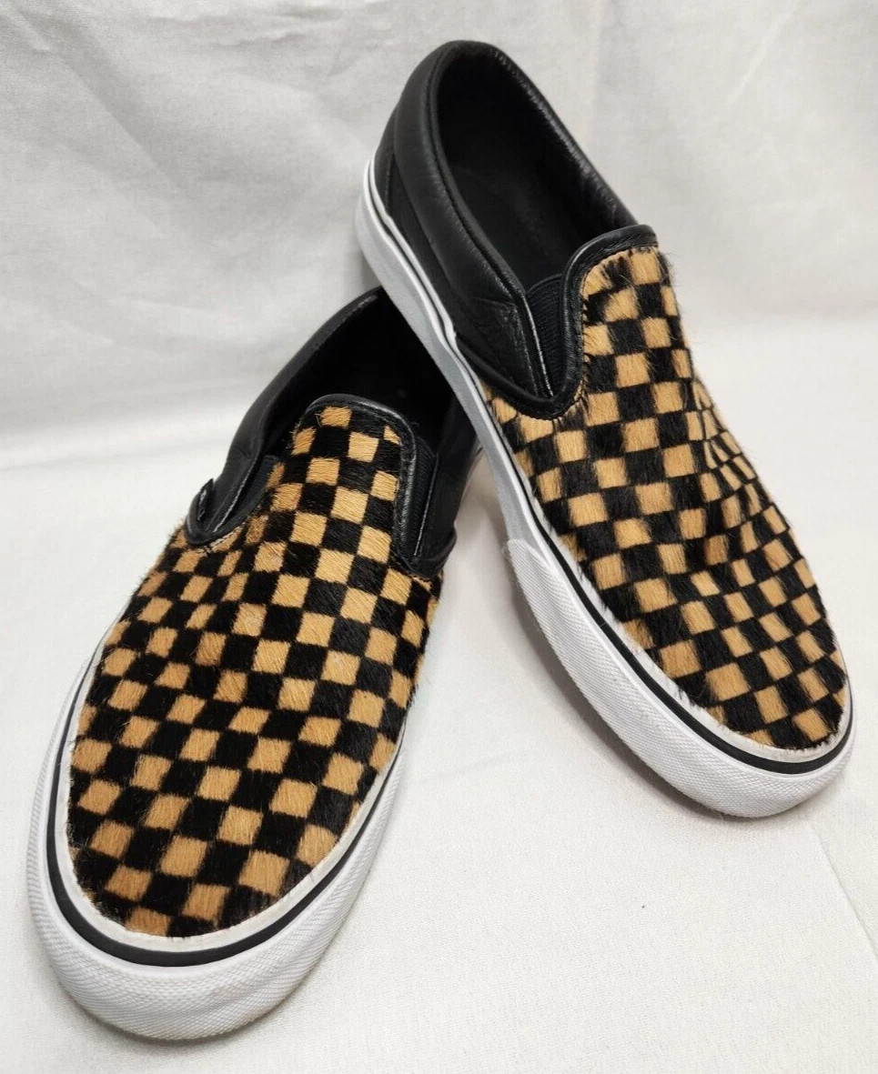 Vans slip on calf best sale hair