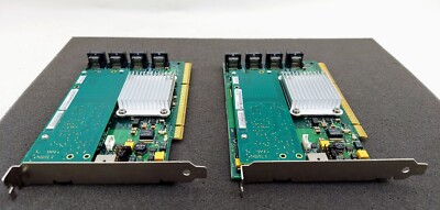 2x LSI Logic C89056-100 MegaRAID SATA300-8X RAID Controller Card w/ L3-01058-01B