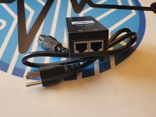 NON-Mounting Ubiquiti Networks 24V 0.5A Carrier POE Adapter Injector Power Cord