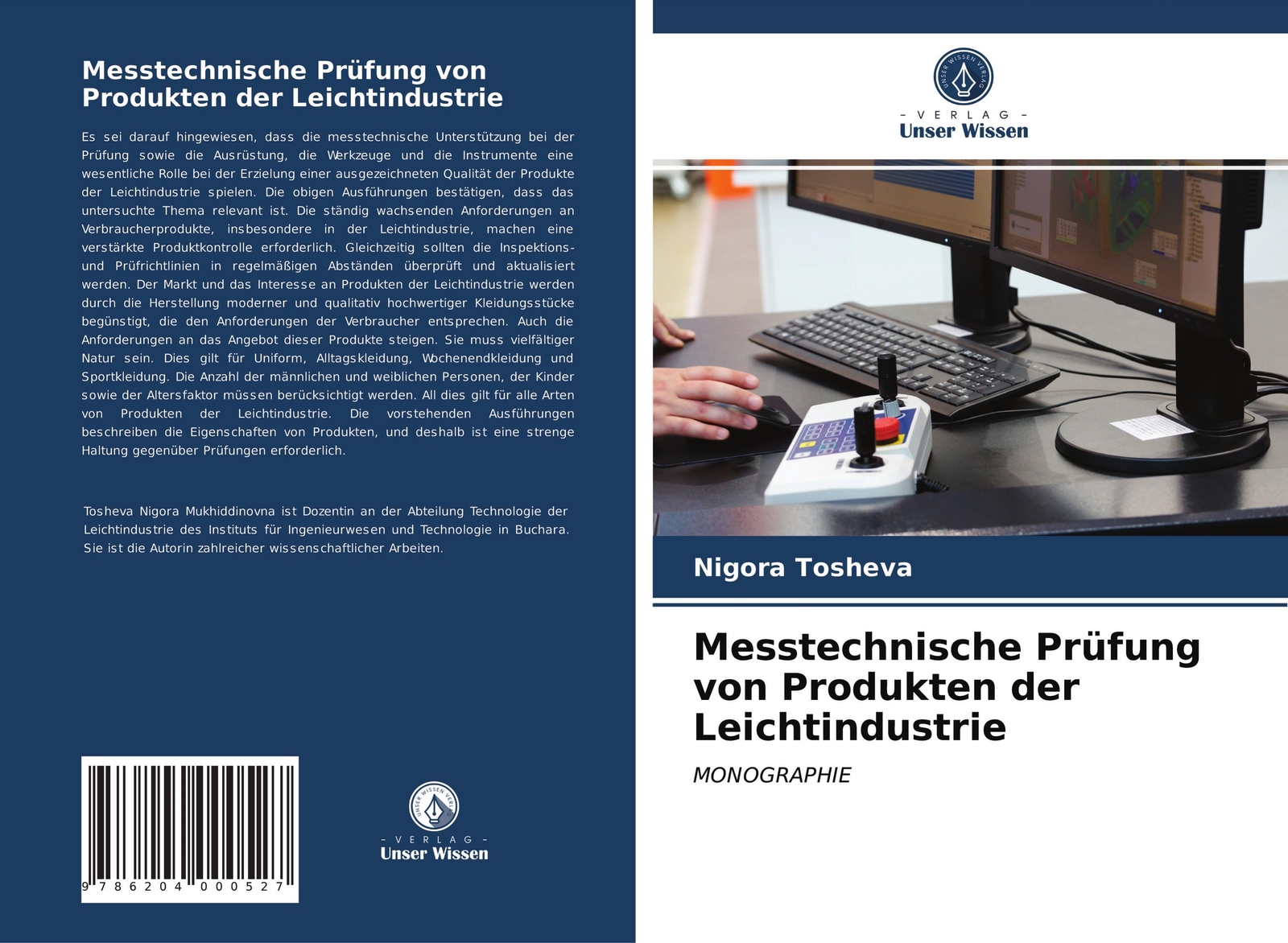 Messtechnische Prüfung Von Produkten Der Leichtindustrie Monographie