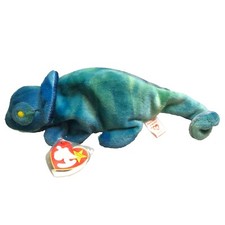 TY Beanie Baby Rainbow The Chameleon 1997 Retired With Tags