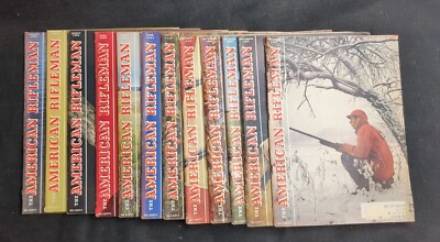  Complete Lot of 1960 12 Issues NRA American Rifleman magazine: 1960
