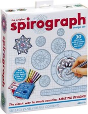 The Original Spirograph Design Set 30pcs w/ Re-Useable Spiro-Putty  10pg Guide