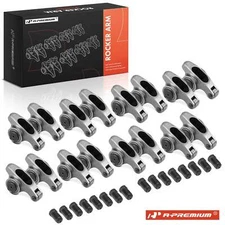 A-Premium 16Pcs 17-4PH Roller Rocker Arms for Ford 302 351C Cleveland 460 1.73