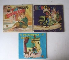 TRE FAVOLE COLLANA ROSA D'ORO E PICCOLA ROSA D'ORO-EDIZIONI GINO CONTE PRIMI 900