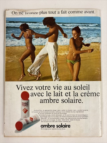 Elle Magazine June 1972 French Sartorial Fashion Beauty Vintage 70s Gift Idea - Picture 2 of 2