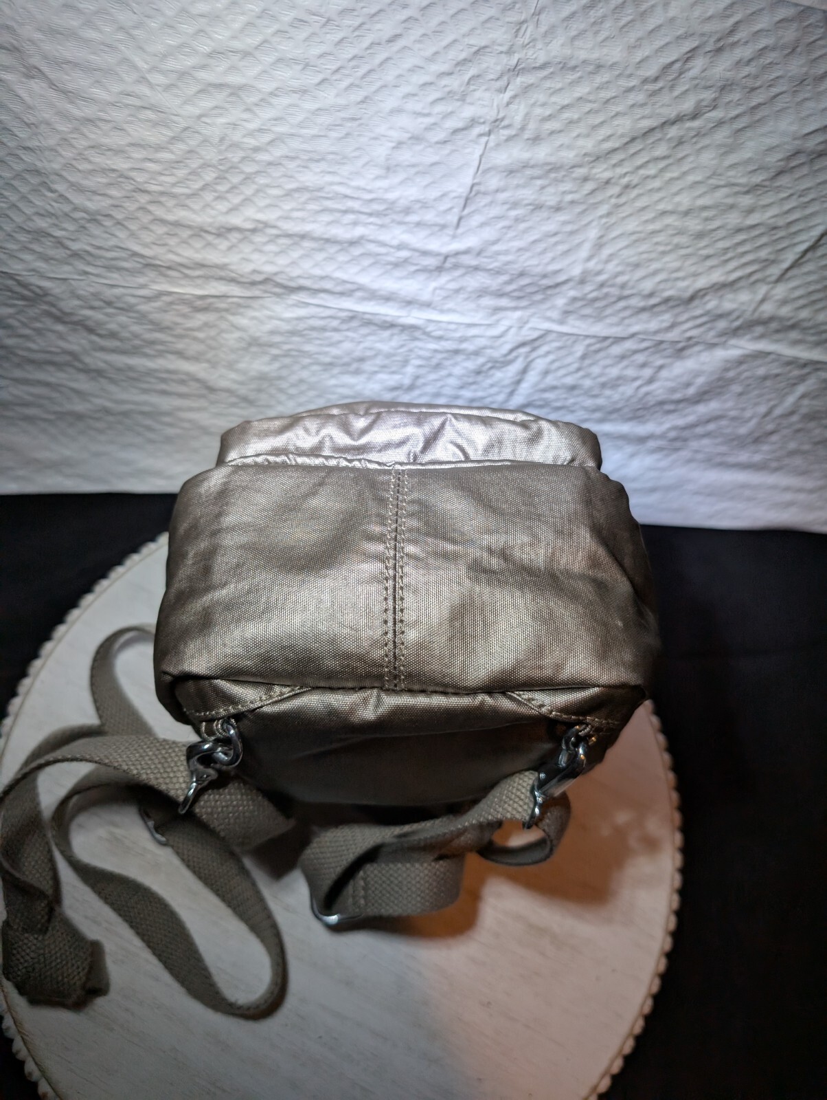 Kipling Mini Backpack Metallic Gold - image 7