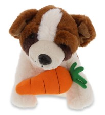 PLUSH CARROT - SUPER SOFT PLUSH - ST. BERNARD DOG