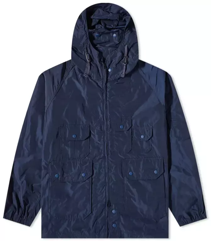 Engineered Garments Atlantic Parka Dark Navy Memory Polyester | eBay