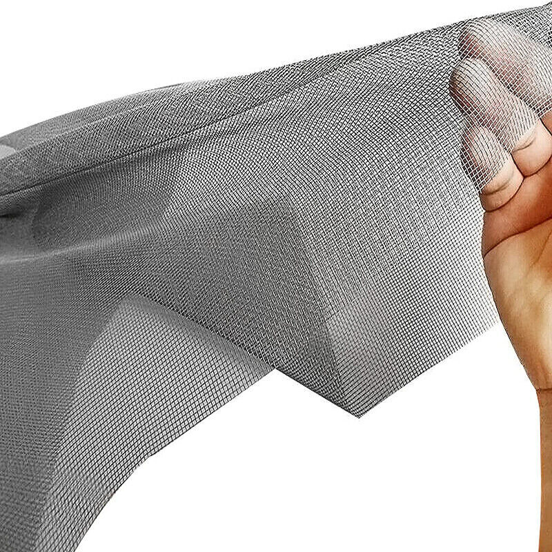 Repuesto de pantalla de fibra de vidrio para ventana en rollo de malla de pantalla de porche patio hágalo usted mismo personalizado