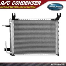 A/C Condenser w/ Bracket for Dodge Ram 1500 1994-1998 Ram 2500 Ram 3500 94-97