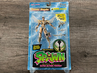 MCFARLANE SPAWN COSMIC ANGELA ULTRA ACTION FIGURE WITH PHANTOM HEAD 1995