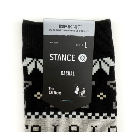 Stance The Office Crew Socks Mens Large Princess Unicorn Dwight Funny Fun Gift - Picture 2 of 6