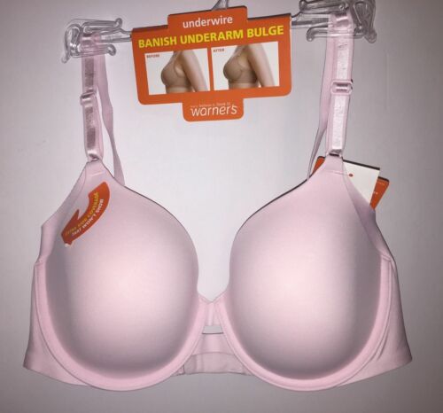 Warner's Bra Underwire Full Coverage Side Smoothing Support No Side Effects 1356 - Picture 58 of 138