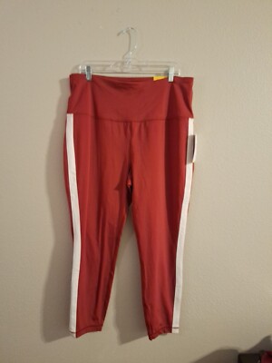 Zelos Woman's Red Leggings  NWT Size XXL