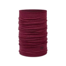 Buff Merino Midweight Multifunctional Neckwear, Melange Tibetan Red