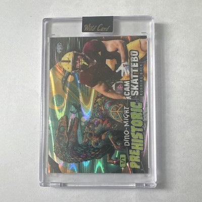 Wild Card Cam Skattebo 2024 Alumination Dino-Might Prehistoric PHRAP3-CS 1/1